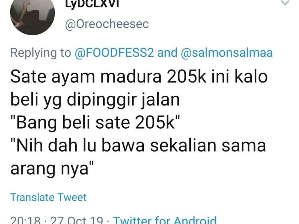 Kocaknya Curhatan Ala Netizen Saat Lihat Harga Makanan Mahal Kocaknya Curhatan Ala Netizen Saat Lihat Harga Makanan Mahal