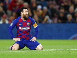 Messi Sedang Seret Gol di Camp Nou