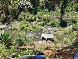 Truk Terjun ke Jurang Tanjakan Penganten Garut