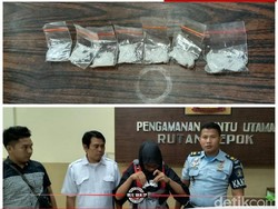 Istri Selundupkan Sabu ke Rutan Depok untuk Suami Sambil Bawa Balita