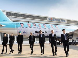 K-Popers Perlu Tahu, Kini SuperM Terpampang di Badan Pesawat!