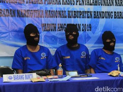BNN Bandung Barat Ringkus 3 Kurir Sabu Jaringan Lapas