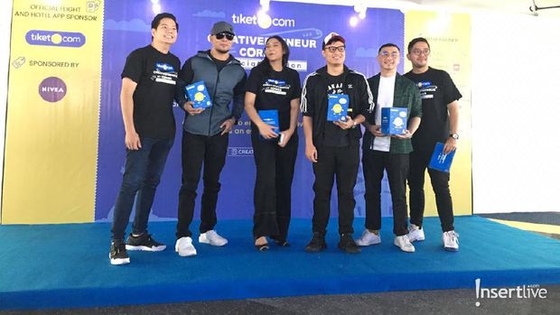 Putri Tanjung pada konferensi pers Creativepreneur Corner 2019