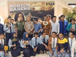 Polisi Kota Kediri Gelar Nobar Film Ini Ajak Warga Waspada TPPO
