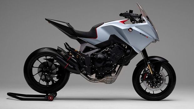 Honda CB4X Concept di pameran motor EICMA 2019.