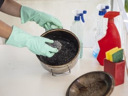 Cara Sulap Panci Stainless Steel Gosong jadi Baru