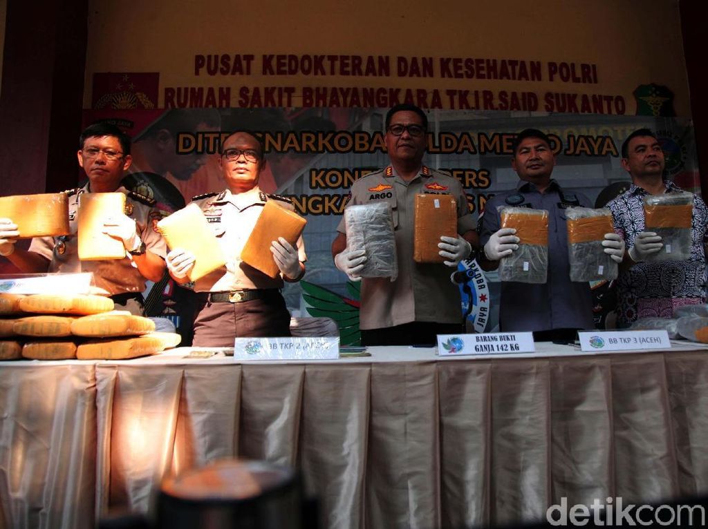 Bongkar Jaringan Aceh-Jakarta, Polisi Sita 310 Kg Ganja Bongkar Jaringan Aceh-Jakarta, Polisi Sita 310 Kg Ganja