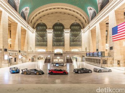 Grand Central Station New York Diserbu Mobil Sport Super Mahal
