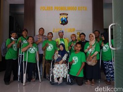Senyum Semringah Penyandang Disabilitas Diajak Silaturahmi