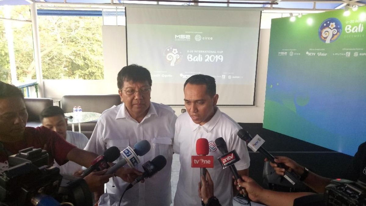Turnamen mini akan digelar di Bali yang melibatkan timnas Indonesia U-20 All Star, dan tim muda Inter Milan, Arsenal, dan Real Madrid.Foto: Randy Prasatya