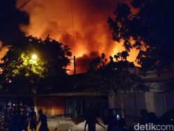 800 Pedagang Jadi Korban Kebakaran Pasar Ngunut Tulungagung