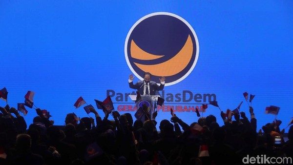 Kongres II Partai NasDem Resmi Dibuka Partai NasDem menggelar Kongres II di JI Expo, Kemayoran, Jakarta Pusat, Jumat (8/11/2019). Kongres dibuka oleh Ketum Partai NasDem, Surya Paloh.