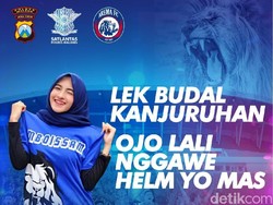 Polantas Malang Ajak Aremania Tertib Berlalu Lintas, Ini Seruannya