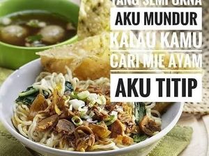 Penggemar Mie Ayam, Yuk Intip Dulu Meme Makanan Favoritmu!