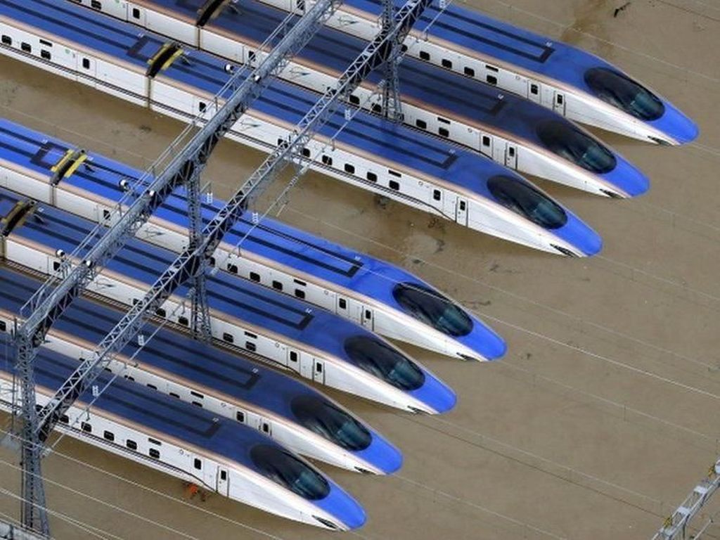 Shinkansen Terendam Banjir, Jepang Rugi Rp 1 Triliun Shinkansen Terendam Banjir, Jepang Rugi Rp 1 Triliun
