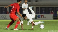 Ada 10 tembakan yang dilepaskan oleh tim Merah-Putih dua di antaranya membuahkan gol.