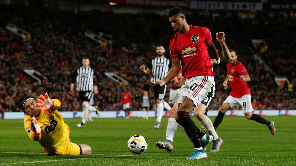 Manchester United menang 3-0 atas Partizan Belgrade untuk lolos ke babak 32 besar Liga Europa (Foto: Andrew Yates/Reuters)