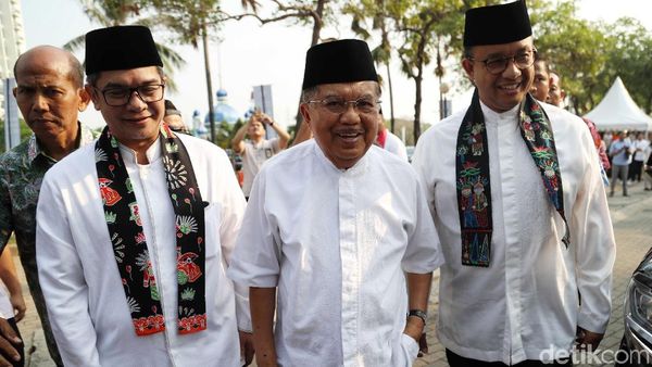 Momen Anies hingga JK Hadiri Groundbreaking Masjid Apung Ancol