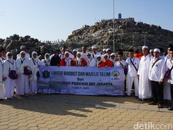 Marbut-Majelis Taklim DKI Kunjungi Jabal Rahmah, Kenang Adam-Hawa