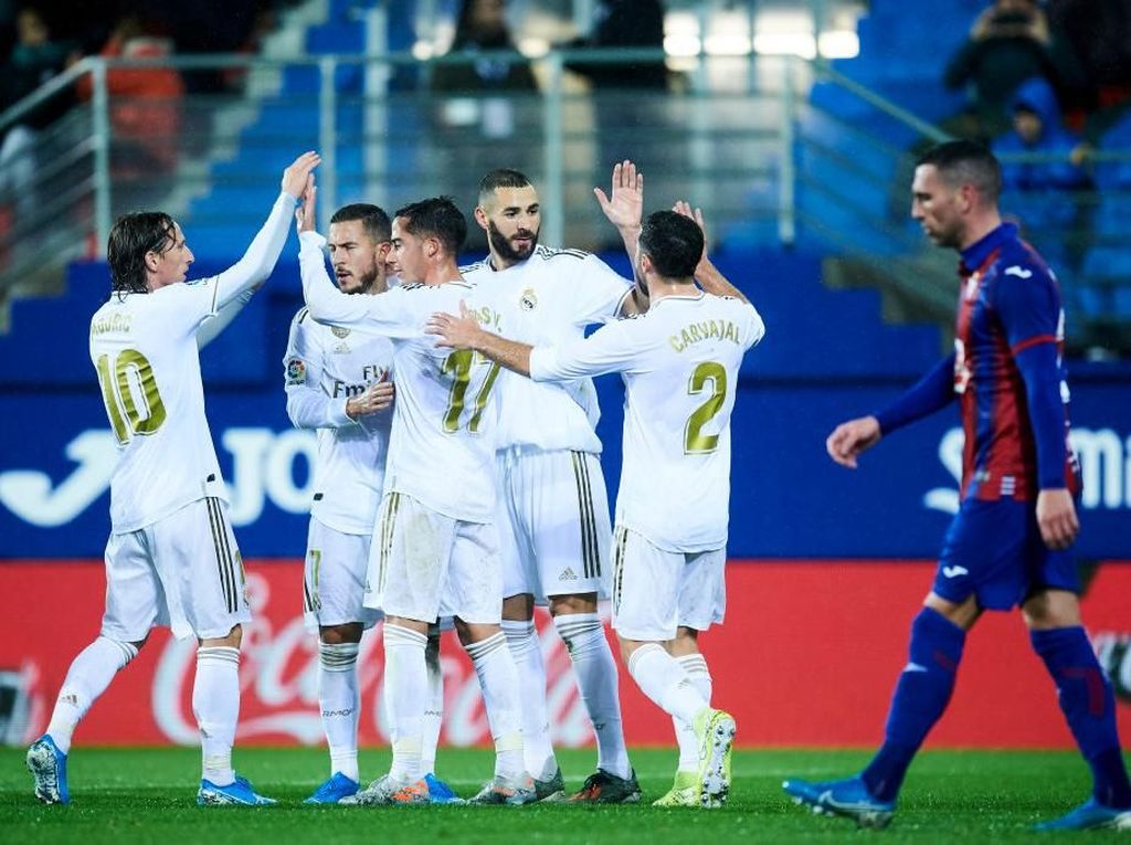 Eibar Vs Real Madrid: Menang 4-0, Los Blancos ke Puncak Klasemen Eibar Vs Real Madrid: Menang 4-0, Los Blancos ke Puncak Klasemen