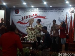 Hadiri Talkshow PDIP, Gibran Tegaskan Maju Pilkada dan Bagikan Kemeja