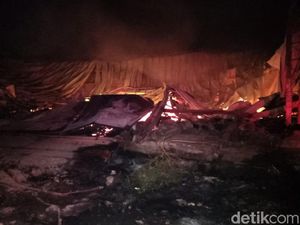 Gudang Kayu Sebelahan Pabrik Milik Jokowi Terbakar, Kerugian Rp 25 M