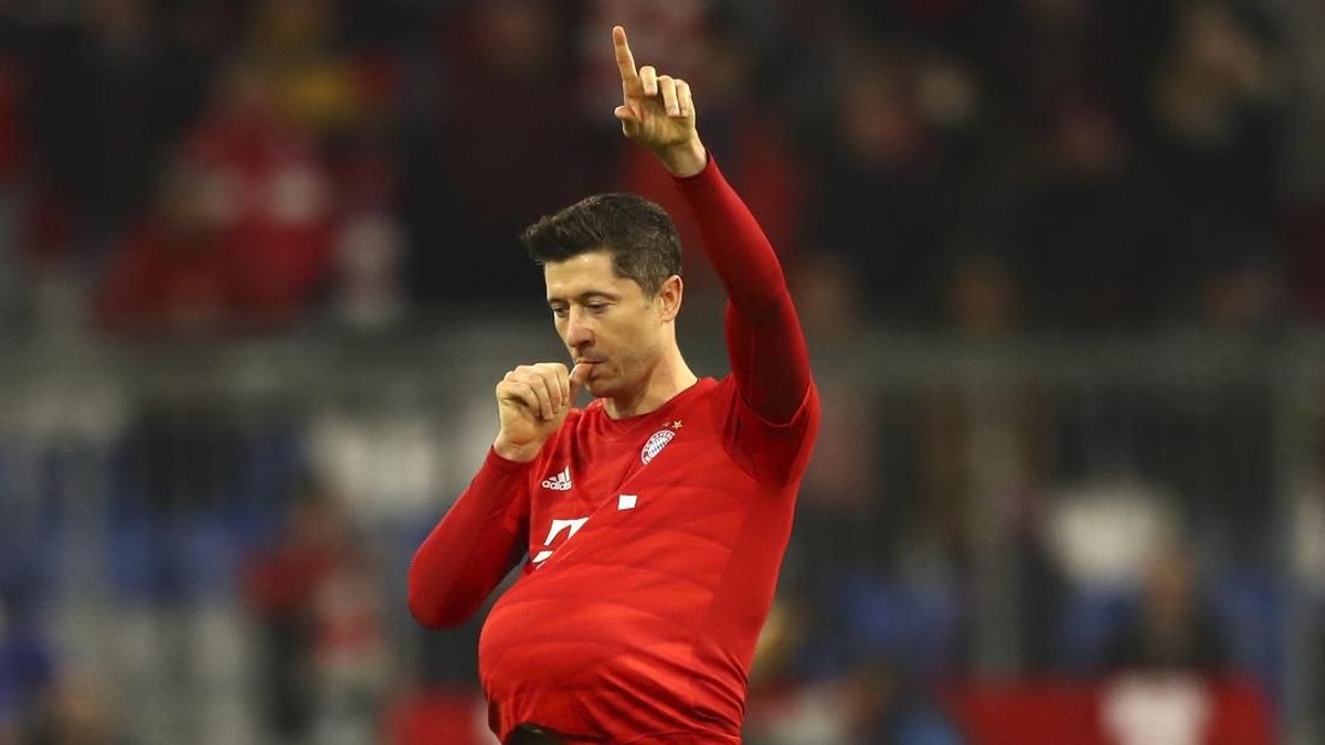 Robert Lewandowski sudah bikin 16 gol dari 11 laga Bundesliga (AP Photo/Matthias Schrader)