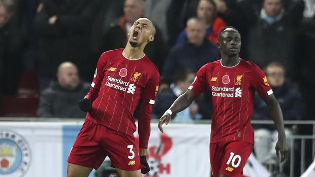 Liverpool sedang unggul sepuluh poin di puncak Liga Inggris.