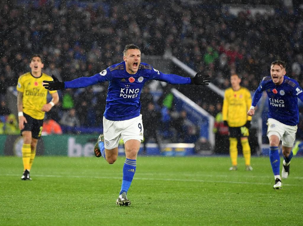 Leicester Vs Arsenal: Bungkam The Gunners, Jamie Vardy dkk Rebut Posisi Dua Leicester Vs Arsenal: Bungkam The Gunners, Jamie Vardy dkk Rebut Posisi Dua