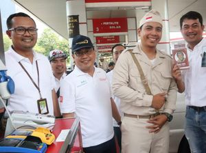 Unik! Hari Ini Ada Pahlawan di SPBU Se-Jabodetabek