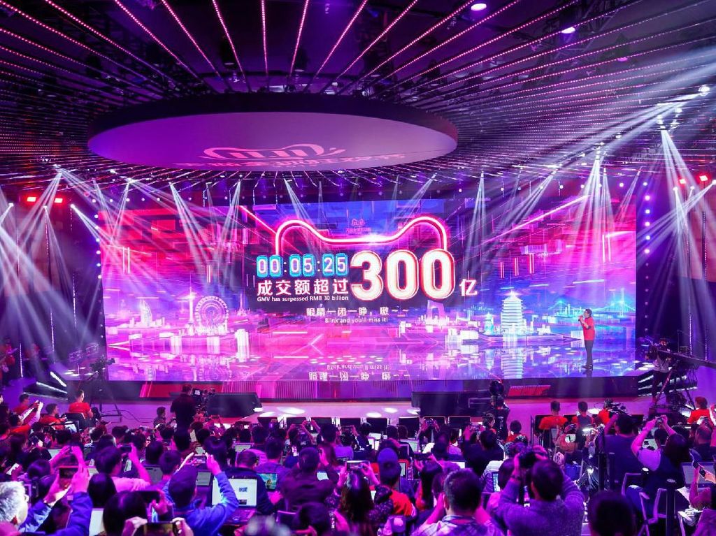 Festival Hari Jomblo, Alibaba Raup Rp 168 Triliun dalam Sejam
