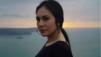 Foto: Wulan Guritno nan Cantik di Geopark Ciletuh