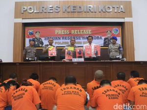 Sebulan, Puluhan Pengedar dan Pengguna Narkoba di Kota Kediri Diamankan