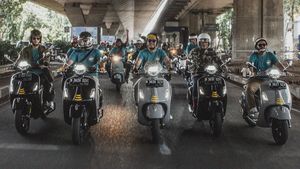 Vespa GTS Super Tech 300 Menyapa Kota Kembang