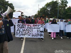 Refleksi Hari Pahlawan, Mahasiswa Ciamis Tolak Kenaikan Iuran BPJS