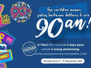 Mau Tiket The 90s Festival? Nostalgia Dulu di Sini! Mau Tiket The 90s Festival? Nostalgia Dulu di Sini!