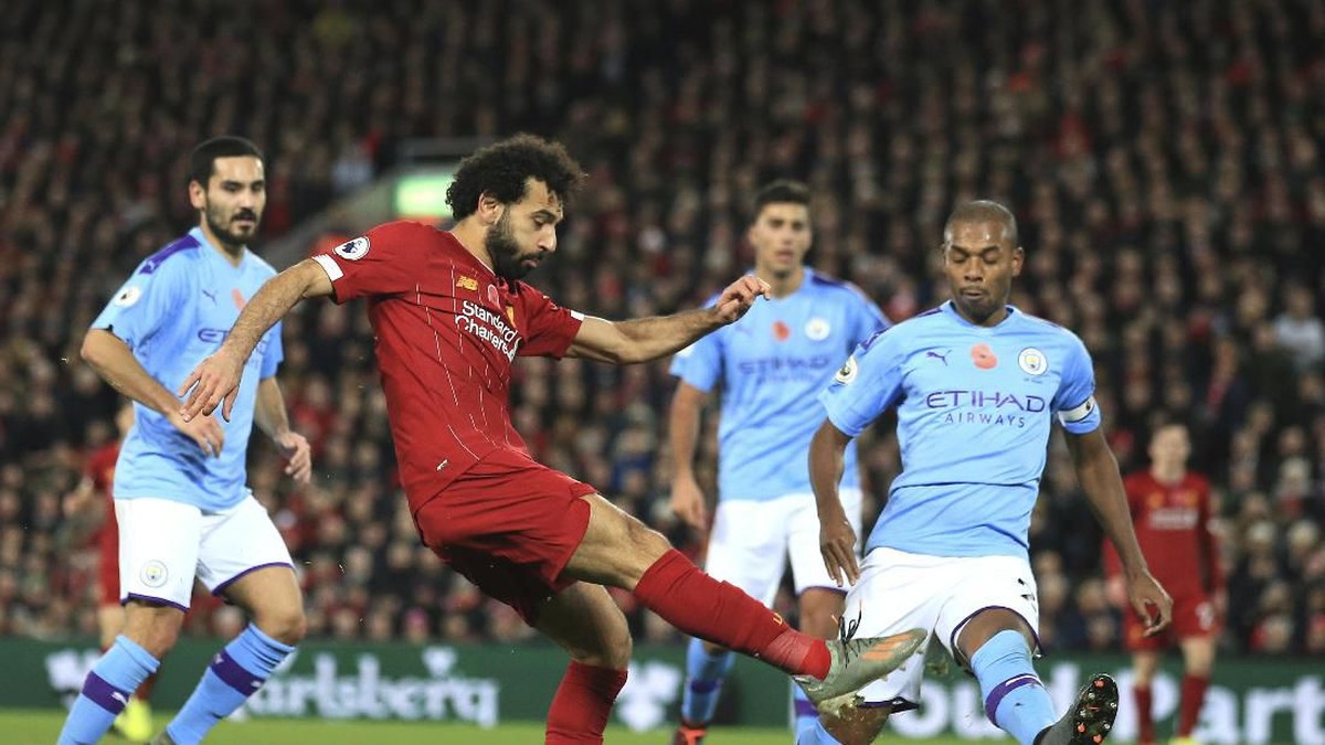 Roberto Mancini yakin Manchester City masih bisa mengejar Liverpool meski saat ini tertinggal 11 poin. (Foto: AP Photo)