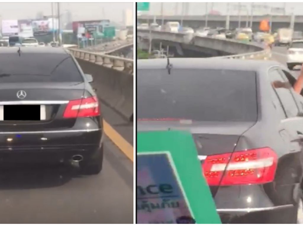 Tak Beri Jalan Ambulans, Sopir Mercedes-Benz Ini Malah Acungkan Jari Tengah Tak Beri Jalan Ambulans, Sopir Mercedes-Benz Ini Malah Acungkan Jari Tengah