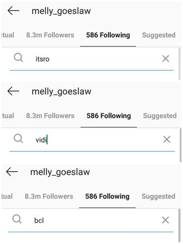 Instagram Melly Goeslaw