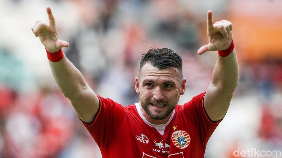 Marko Simic mendapat pujian dari rekan setimnya, Otavio Dutra. (Foto: Rifkianto Nugroho)