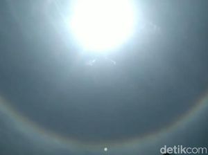Fenomena Matahari Bercincin Tampak di Trenggalek dan Tulungagung