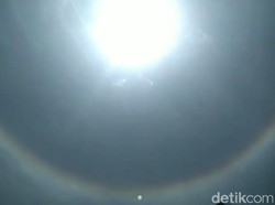 Fenomena Matahari Bercincin Tampak di Trenggalek dan Tulungagung