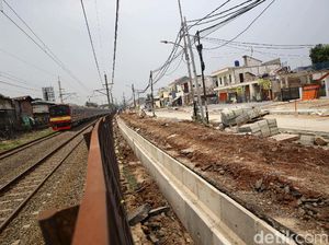 Progres Terkini Pembangunan Jalan Inspeksi Pasar Minggu