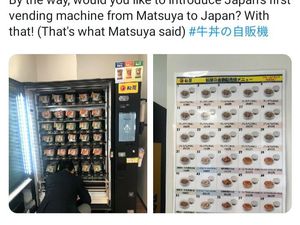 Unik! Sekarang Ada Vending Machine yang Jual Beef Bowl