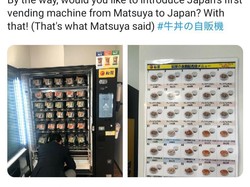 Unik! Sekarang Ada Vending Machine yang Jual Beef Bowl