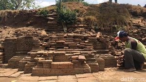 Penampakan Candi Watesumpak yang Tak Kunjung Dieskavasi