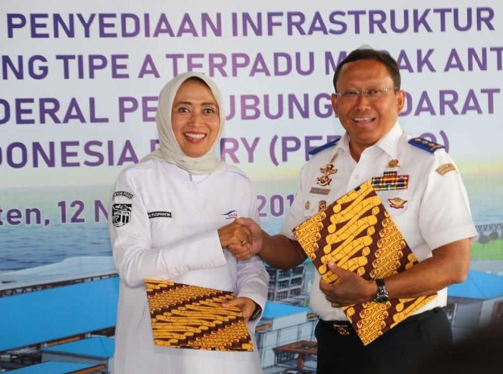 Kemenhub Teken MoU Penyediaan Infrastruktur Terminal Merak Kemenhub Teken MoU Penyediaan Infrastruktur Terminal Merak