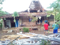 3 Desa di Kudus Diterjang Angin Kencang, Puluhan Rumah Rusak