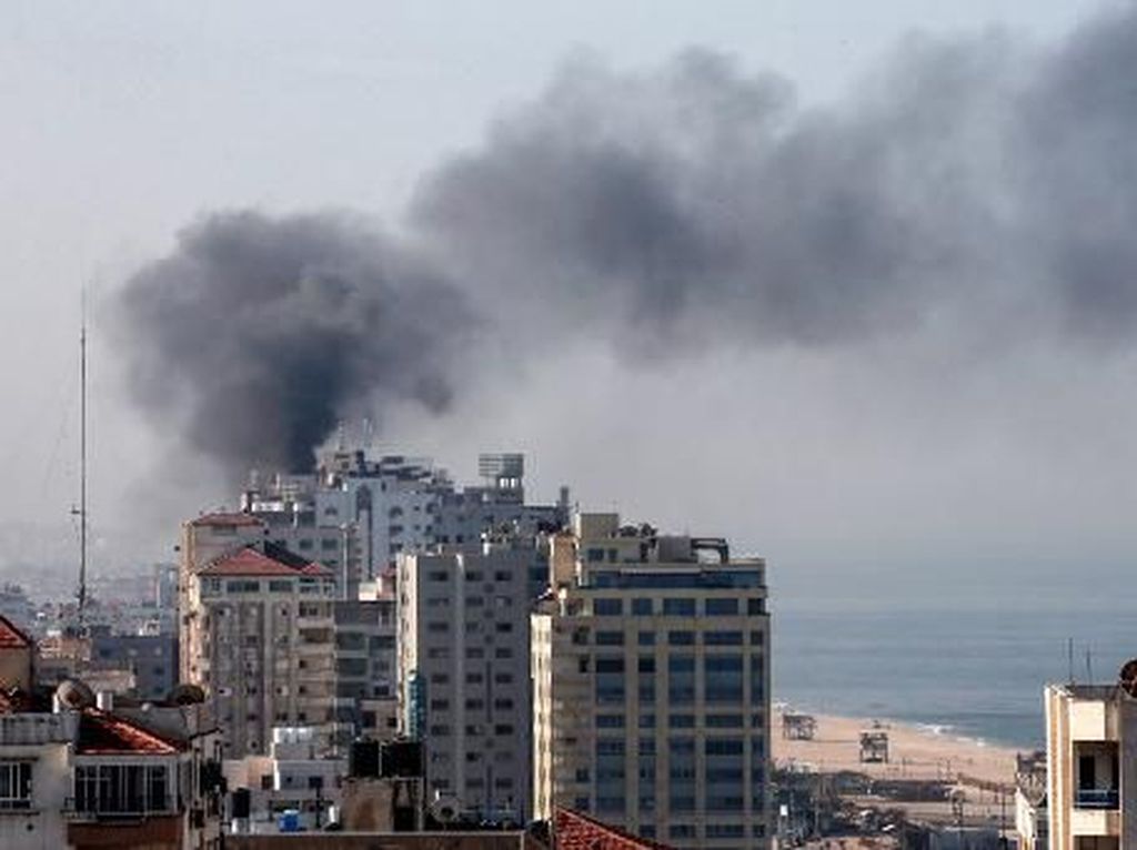 Baku Tembak Pasukan Israel-Palestina di Gaza, Suasana Mencekam Baku Tembak Pasukan Israel-Palestina di Gaza, Suasana Mencekam