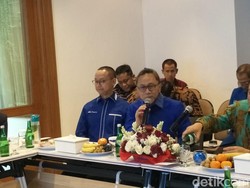 Pimpinan MPR Sambangi Kantor PAN, Bamsoet Disapa Caketum Golkar